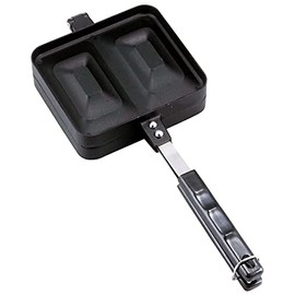 下村企販 20415 Hot Sandmaker, アルミキャスト ふちがくっつく, black (black 19-3911tcx)