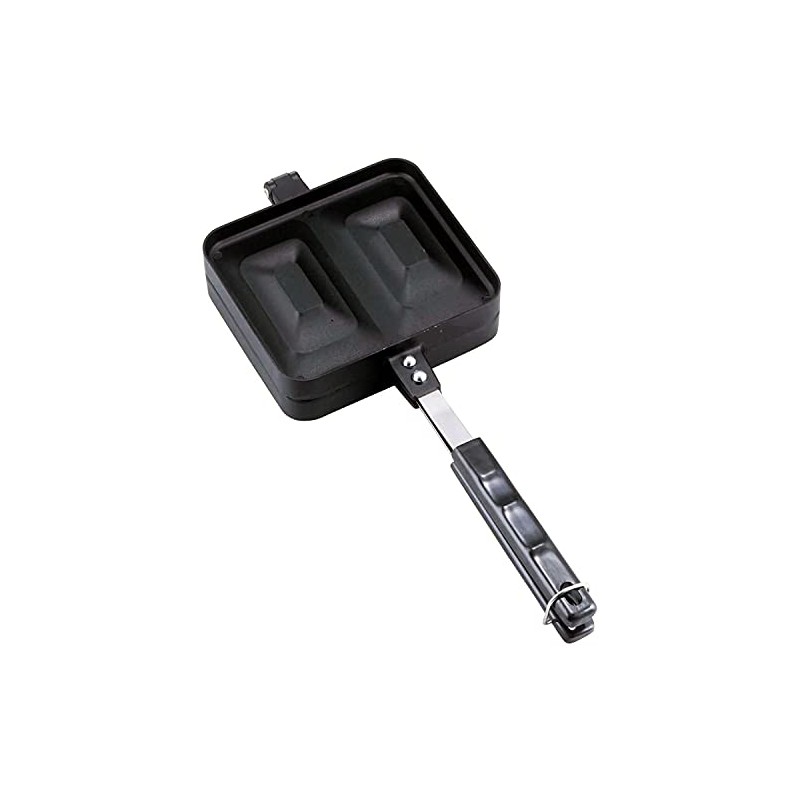 下村企販 20415 Hot Sandmaker, アルミキャスト ふちがくっつく, black (black 19-3911tcx)