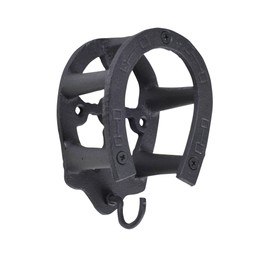 HKM Bridle hooks -horse shoe- made of cast iron