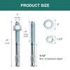 HROMIGRY 1" x 9" Concrete Anchors (10 Pack) 1 inch
