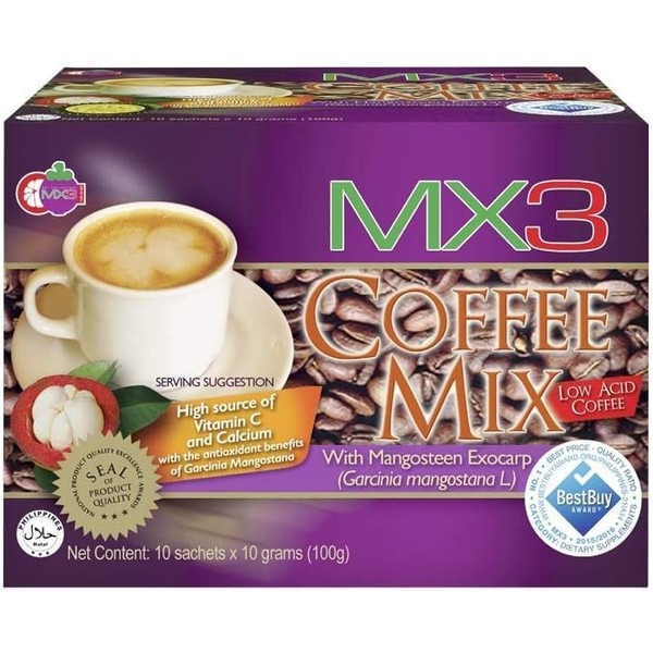 MX3 Mangosteen Coffee Mix (10 Sachets) Sugar Free