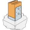 Simpson Strong-Tie ABU44Z ABU ZMAX Galvanized Adjustable Standoff Post Base