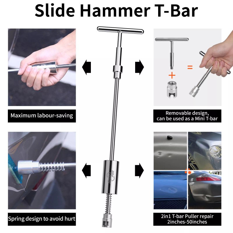 Super PDR 98PCS Car Body Dent Puller Lifter Tools Paintless