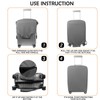 BHAHB Luggage Suitcase Cover Protector Luggage Elastic Washable Baggage Covers