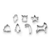 Fox Run Christmas Cookie Cutter Set, 7-Piece, Metallic