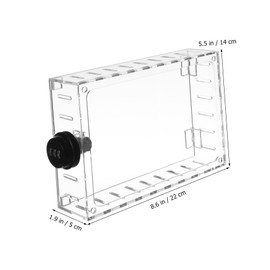 IWOWHERO Thermostat Protective Cover Thermostat Cover Thermostat Guard Thermostat Locking Cover Thermostat with Password Control Thermostat Housing Thermostat Lock Boxes Acrylic Transparent