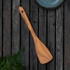 FAAY Teak Wooden Turner, Saute Paddle, Spatula, Compact - XL