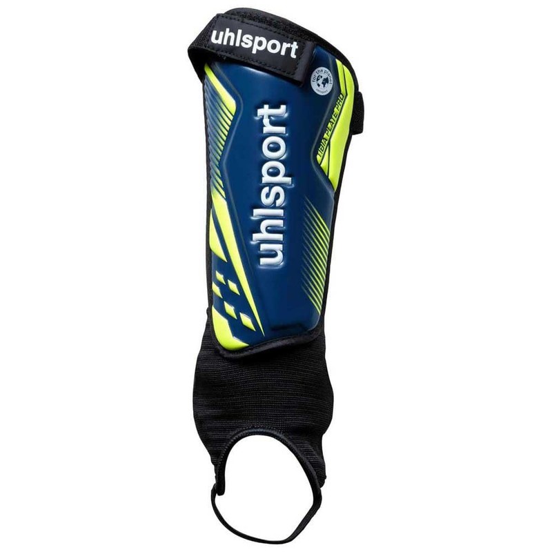uhlsport Tibia Plate Pro, Unisex Youth Football Shin Guards, Azul