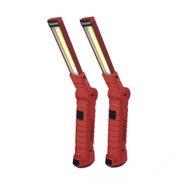 Working Light Portable, Rechargeable Work Lights with Magnetic Base Hanging Hook,360° Rotate 5 Modes,COB LED 800 Lumens Foldable Inspection Light for Car Repair, Grill and Outdoor Use(2pack)