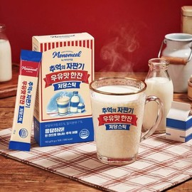 Vitamin Village 비타민마을 모노밀 추억의 자판기 우유맛 한잔 저당스틱 10포 x 1박스 (10포) Vitamin Village Monomil Nostalgic Vending Machine Milk Flavor Low Sugar Stick 10 Packs x 1 Box (10 Packs)