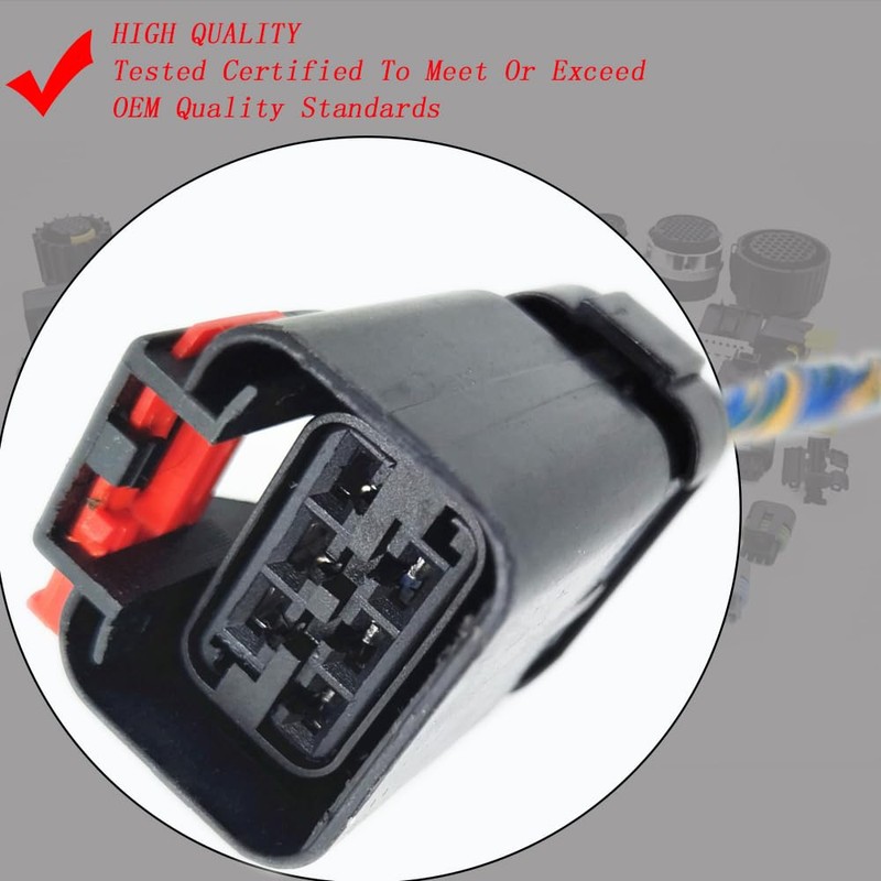 Set of 1PCS EGR Exhaust Gas Recirculation Valve Connector Harness