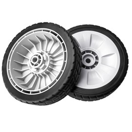 HRR216 Lawn Mower Wheels 2 Rear Wheels 42710-VE2-M02ZE & 2 Front Wheels 44710-VL0-L02ZB Compatible with Honda HRR216 HRT216 HRS216 Lawn Mower