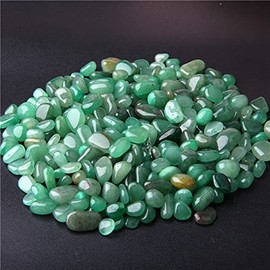 Natural Stone 500 pcs Green Aventurine No Hole Undrilled Irregular Chip Gemstone Beads Rock Gravel Crystal Tumble Stone Minerals gravel specimen stone Energy Decorative Stone Fish Tank stone