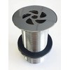 TC Bathroom Flush Grated Basin Waste Slotted Tail 1 1/4"