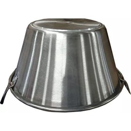 Unbranded Cazo Grande Para Carnitas Extra Large 25"Stainless Steel Heavy Duty Double Base