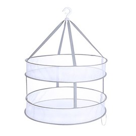Mitas Flat Drying Net, Flat Drying Laundry Net, Foldable, 2 Tiers, Flat Drying, Laundry Hanger, Clothes Drying Net, Laundry Goods, Knit, Sweater, Stylish, Fashionable, Deform-Prevention, Folding