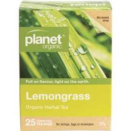 Planet Organic Lemongrass 25 Tea Bags