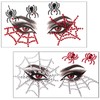 Halloween Face Gems Spider Web Rhinestone Stickers for Women