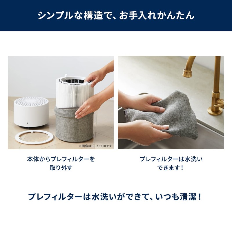 Blue Air Purifier Blue 3610 106501 Pre-Filter Aurora Light/Green