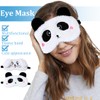 2 Stück süße Schlafaugenmasken für Kinder, für unterwegs, atmungsaktive Augenmasken,
