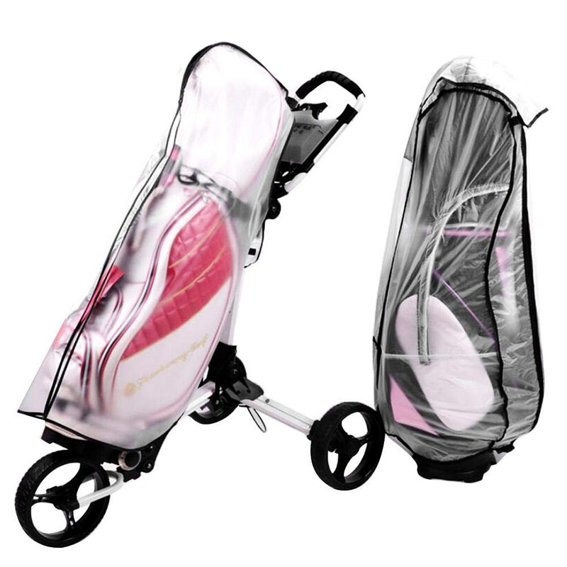 Golf Bag Dust Cover, Transparent Golf Bag Coat, Dustproof Rain