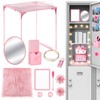 Patelai 11 Pcs Locker Accessories Kit Included Locker Shelf Magnetic