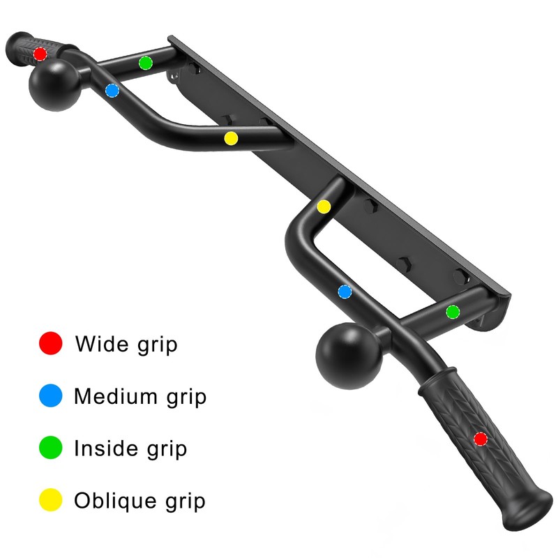 SELEWARE Heavy Duty Wall Mounted Doorway Pull Up Bar Fully