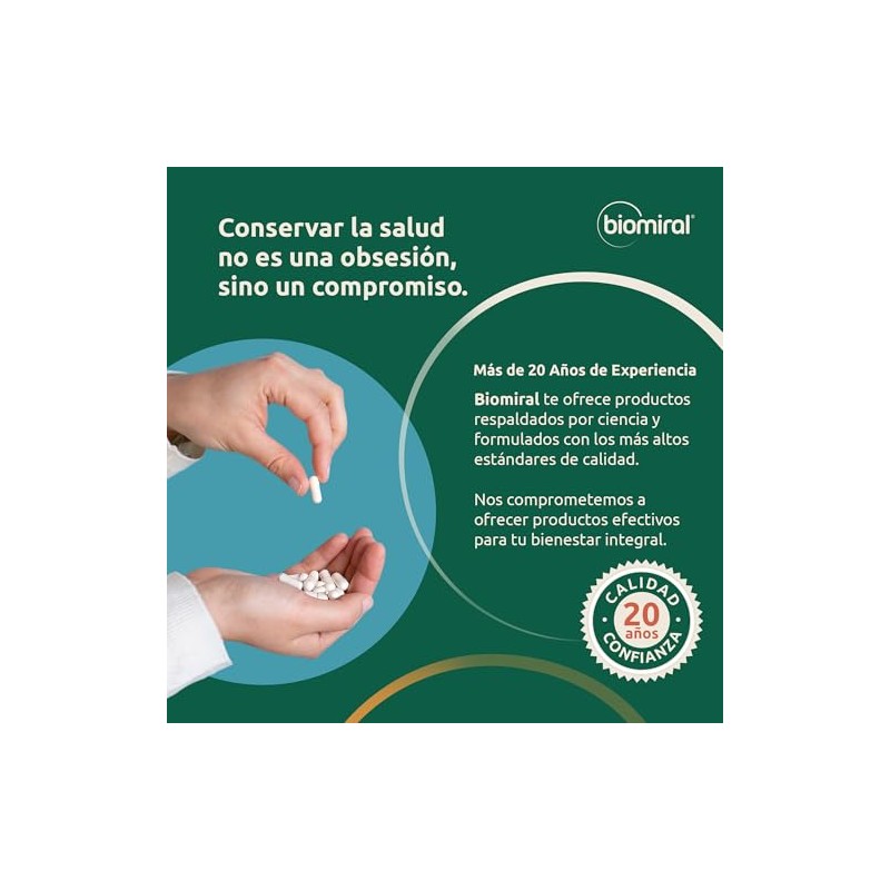 Biomiral Gelac Suplementos Alimenticios Probióticos Prebióticos Clorofila Fibra Lactobacilos Cápsulas