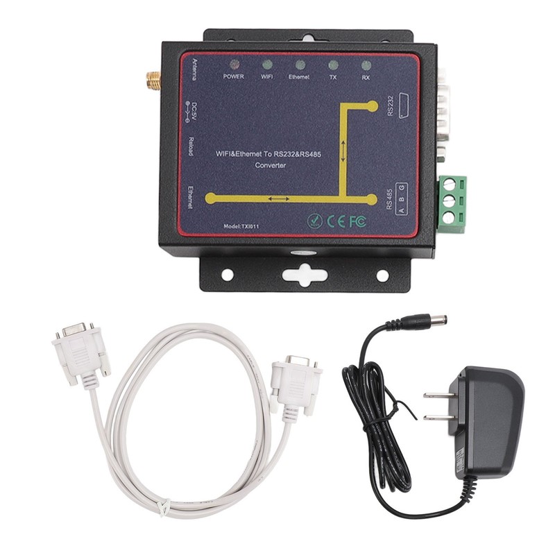 Serial Device Server Converter RJ45 Ethernet WiFi to RS232 RS485