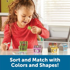 Learning Resources Sorting Surprise Pirate Treasure Toy for Kids Unlock Learning Fun and Skills