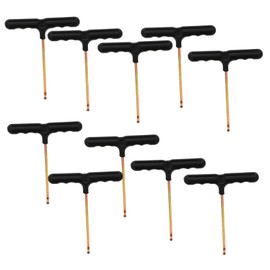BESPORTBLE 10pcs Trampoline Spring Pull Tool Durable T Hook for Easy Assembly Disassembly of Trampoline Springs Sturdy Design Comfortable Grip for Home Machine Use