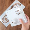 Christmas Santa Footprint, 3 Pieces Santa Claus Footprints Stencil, Reusable