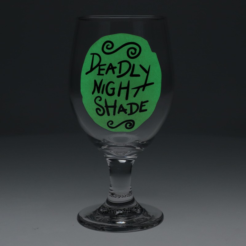 Paladone Nightmare Before Christmas Glow in The Dark Glass