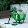 Solar Garden Lantern Waterproof LED Frog Solar Lights Outdoor Decorative