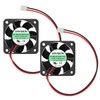ANVISION 2-Pack 40mm x 10mm DC 12V Brushless Cooling Fan,