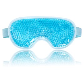 CatMoz Gel Cooling Eye Mask, Relax Your Eyes, Sleep Better & Swelling, Effective for Hot & Cold Use Reusable, 5 Colors (Blue)