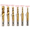 Bestgle Tap Drill Set, Hexagonal Shaft Woodworking Drill Set, 6