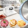 Meat Slicer for Home, 150W Foldable Deli Meat Slicer with