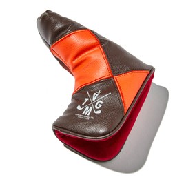 BACKSPIN Diamond Pattern Plaid Synthetic Leather Head Cover Putter Pin Type