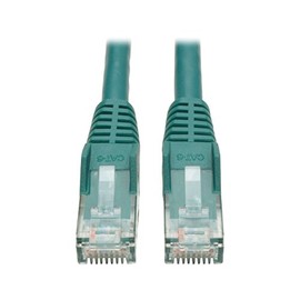 Tripp Lite Cat6 Gigabit Ethernet Snagless Molded Patch Cable, 24 AWG 550MHz Premium Utp, Green GbE RJ45 M/6In 6" (N201-06N-GN)