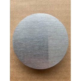 1/16" Thick Stainless Steel Disc, Choose Diameter, Brushed #4 Finish, Circle, Round, 304 Stainless (3.50" Diameter)