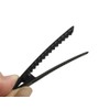 MAHAVIMOKSA 30pcs Black Flat Single Prong Alligator Hair Clips for