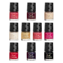 The Color Workshop 10-Color Bright Nail Polish Set - Limitless Combinations, Effortless Style, Great for Any Occasion, Extended Wear for a Flawless Finish