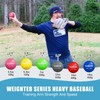 High School Level(25LB) 6 Pack Weighted Baseball -for Power &