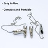 ZWxqysp 4 Pcs Dental Bib Clips, Adjustable Reusable Ball Chain