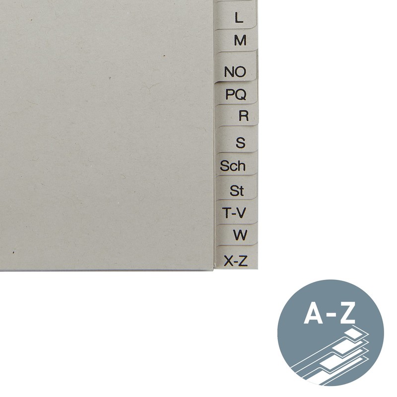 Esselte Leitz Paper index A-Z A5 Landscape Paper 20 Sheets
