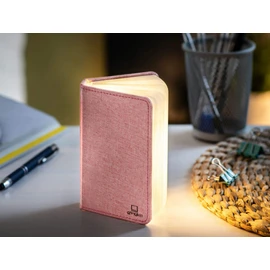 Gingko Design Smart Booklight- Linen Mini Blush Pink, One Size