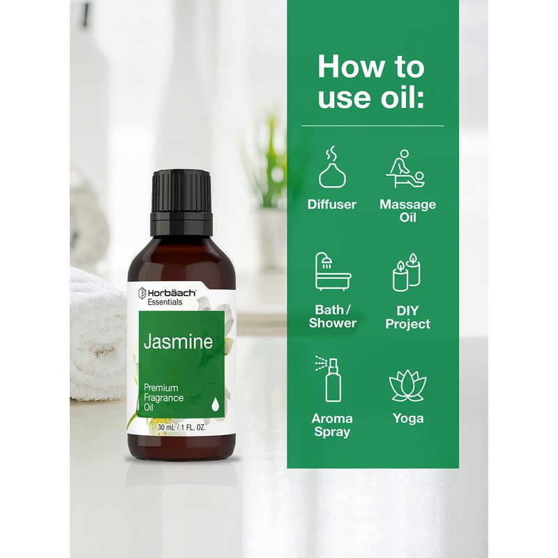 Horbäach Jasmine Fragrance Oil | 1 fl oz (30ml) |