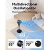 JRD Fan for Bedroom, 70° Oscillating Standing Fan, 100ft Quiet