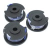 3 Pack Replacment Spool String Trimmer Line 0.065" for Ryobi